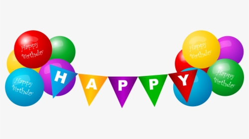 Happy Birthday Balloons Png - Birthday Transparent Balloons Png, Png Download, Transparent PNG