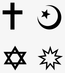 3 Major Religions Symbols, HD Png Download, Transparent PNG