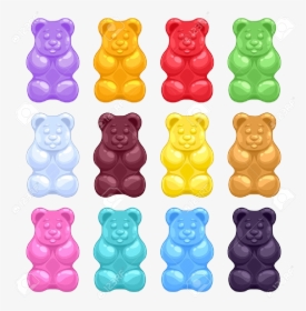 Gummy Bear Bears Clipart Transparent Png - Gummy Bear Clipart Free, Png Download, Transparent PNG