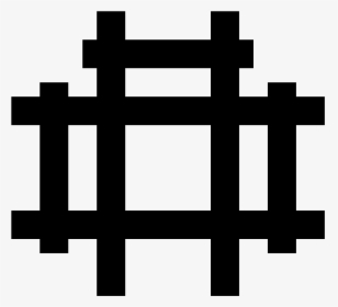 Train Tracks Icon - Cross, HD Png Download, Transparent PNG