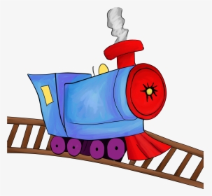 Free To Use Public Domain Train Clip Art - Train On Tracks Clipart, HD Png Download, Transparent PNG