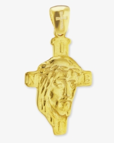 Sterling Silver Face Of Jesus Cross - Face Cross Madalions Jesus, HD Png Download, Transparent PNG