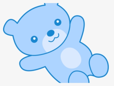 Gummy Bear Clipart Colorful Bear - Blue Teddy Bear Cartoon, HD Png Download, Transparent PNG