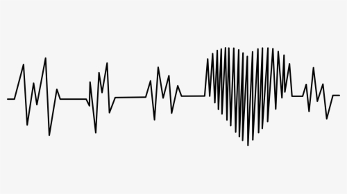 Lines Clipart Ekg - Black Heartbeat Png, Transparent Png, Transparent PNG