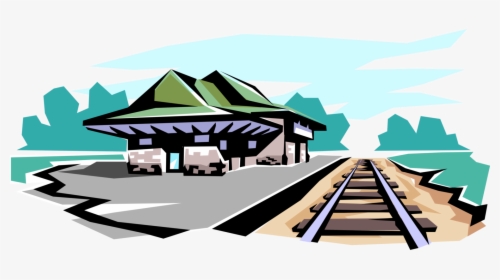 Vector Trains Track - Train, HD Png Download, Transparent PNG