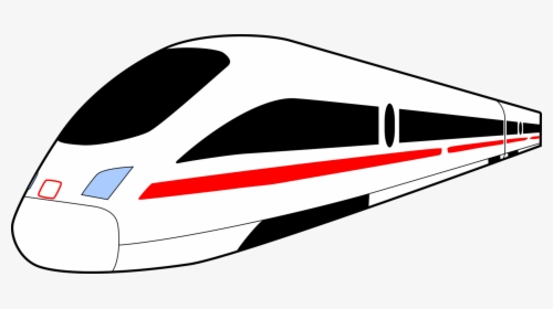 High Speed Rail,track,public Transport - Ice Train Clipart, HD Png Download, Transparent PNG