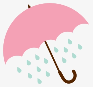 Transparent Rain Overlay Png - Umbrella With Rain Svg, Png Download, Transparent PNG