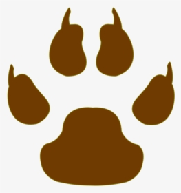 Vector Cm Tiger Paw By Barrfind - Wolf Paw Print Vector, HD Png Download, Transparent PNG