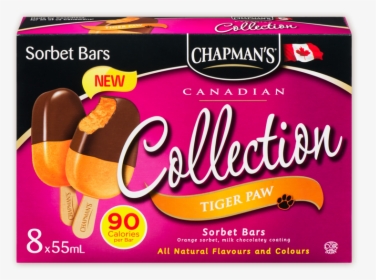 Chapman S Canadian Collection Tiger Paw Sorbet Bar - Toffee, HD Png Download, Transparent PNG