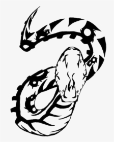 Transparent Snake Tattoo Png - Tattoo Snake Face, Png Download, Transparent PNG