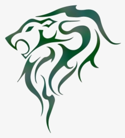 Tribal Lion Tattoo Png Transparent Images - Simple Tattoo Of Panther, Png Download, Transparent PNG