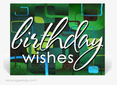 Modern Happy Birthday Client Postcards - Happy Birthday Modern, HD Png Download, Transparent PNG