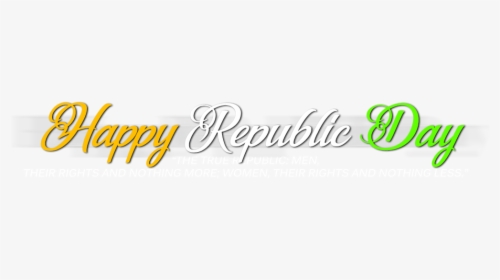 Republic Day Png - Calligraphy, Transparent Png, Transparent PNG