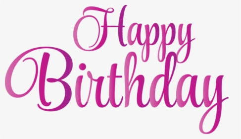 Information And Clip Art To - Happy Birthday Text In Png, Transparent Png, Transparent PNG