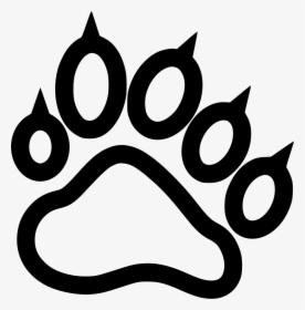Tiger Clip Art Paw Cat Computer Icons - Tiger Paw Icon Png, Transparent Png, Transparent PNG