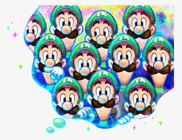 Luigi Dream Bubble Art - Mario And Luigi Alphadream, HD Png Download, Transparent PNG
