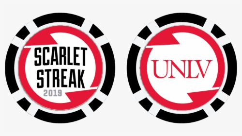 Black Scarlet Streak Chip - Poker, HD Png Download, Transparent PNG