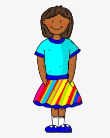 Girl, Party Girl, Birthday Girl, School Girl - Cartoon, HD Png Download, Transparent PNG