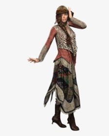 Boho, Fashion, Girl, Young, Woman, Romantic, Attractive - Boho Fashion Illustrations, HD Png Download, Transparent PNG