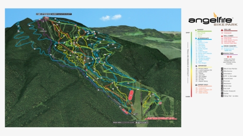 Map Of Whistler Bike Park, HD Png Download, Transparent PNG