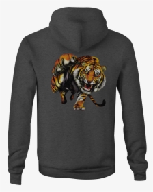 Zip Up Hoodie Tiger Stripes Hooded Sweatshirt - Hoodie, HD Png Download, Transparent PNG