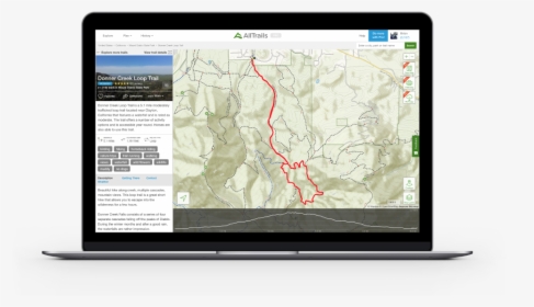Trail Details Page - Alltrails, HD Png Download, Transparent PNG