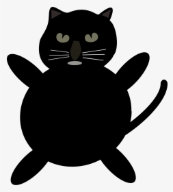 Black Cat Cartoon Clip Arts - Cat Cartoon Black Cat Png, Transparent Png, Transparent PNG