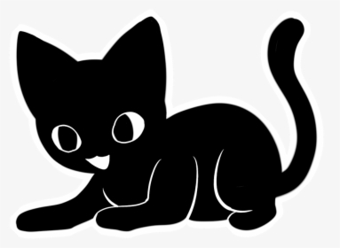 Black Cat Sticker By Himeheishi Black Cat Sticker By - Cat Stickers Transparent Background, HD Png Download, Transparent PNG