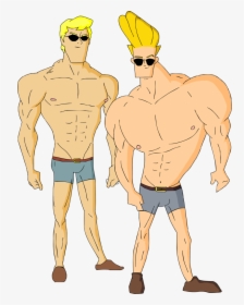 Fred And Johnny Sexy By Kim Possible333-d6fgjau - Johnny Bravo In Shorts, HD Png Download, Transparent PNG