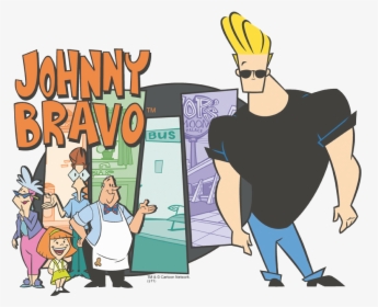 Johnny Bravo Johnny & Friends Juniors Premium T-shirt - Oh Yeah Johnny Bravo, HD Png Download, Transparent PNG