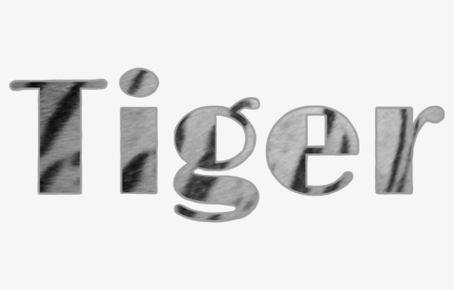 #tiger #sticker #fur #whitetiger #tigers #stripes #word - Crescent, HD Png Download, Transparent PNG