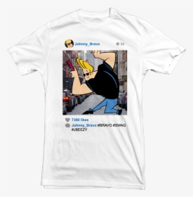 Johnny Bravo Png - Active Shirt, Transparent Png, Transparent PNG
