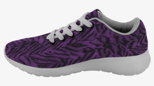 Royal Purple Bengal Tiger Striped Unisex Running Shoes,tiger - Sneakers, HD Png Download, Transparent PNG