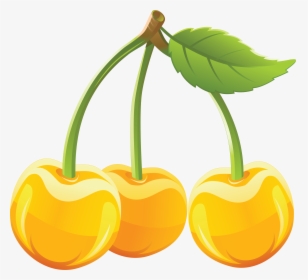 Transparent Cherry Png - Yellow Cherry Png, Png Download, Transparent PNG