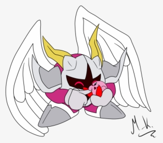 Meta Knight Kirby Right Back At Ya - Daddy Meta Knight Baby Kirby, HD Png Download, Transparent PNG