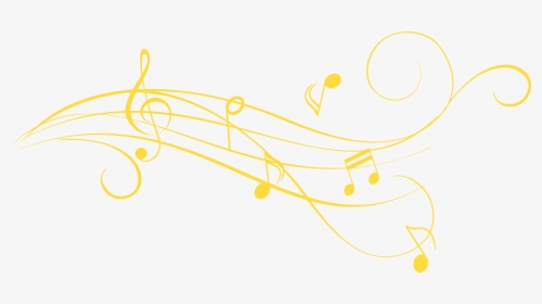 Musical Notes Yellow Background, HD Png Download, Transparent PNG