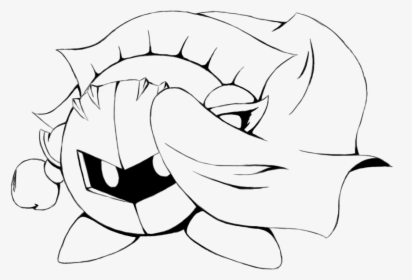Meta Knight Lineart, HD Png Download, Transparent PNG