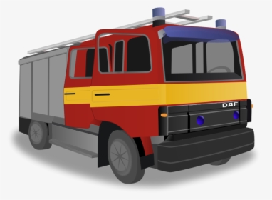 Fire Truck To Use Free Download Png Clipart - Basic Fire Engine Clipart, Transparent Png, Transparent PNG