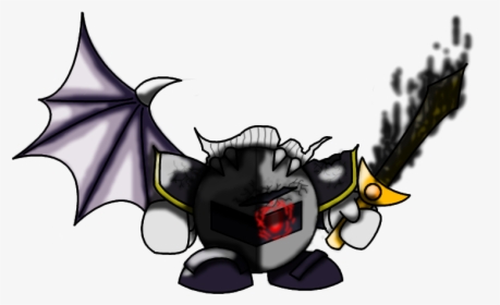 Dark Meta Knight By Xoathkeeper-d31tqir - Dark Meta Knight Kirby, HD Png Download, Transparent PNG