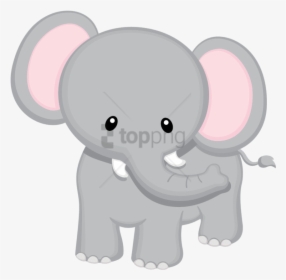 Elephant Graphic Black And White Clipart Watercolor - Elefante Safari Baby Png, Transparent Png, Transparent PNG