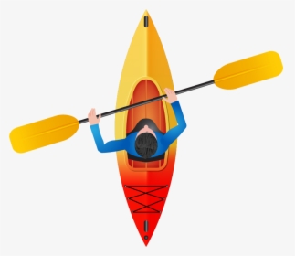 Clip Art Sea Kayak Canoe Image - Transparent Kayak Clipart, HD Png Download, Transparent PNG
