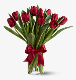 Clip Art Pictures Of Red Tulips - Red Tulips Bouquet, HD Png Download, Transparent PNG