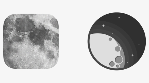 Minimalist Moon Icon, HD Png Download, Transparent PNG