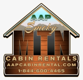 Log Cabin Rentals In The Great Smoky Mountains Area - Poster, HD Png Download, Transparent PNG