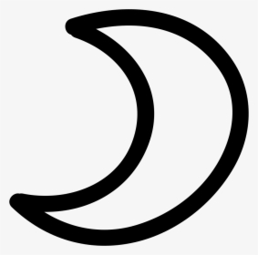 Moon Phase Hand Drawn Outline Svg Png Icon Free Download - Hand Drawn Moon Icon, Transparent Png, Transparent PNG