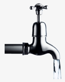 Sink With Running Water Png - Faucet Running Water Png, Transparent Png, Transparent PNG