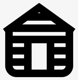 Log Cabin Icon, HD Png Download, Transparent PNG