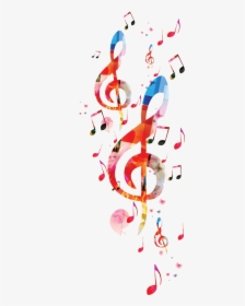 Musical Elements Note Black And White - White Music Notes Background, HD Png Download, Transparent PNG