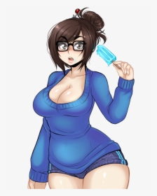 Overwatch Hair Clothing Human Hair Color Cartoon Joint - Overwatch Sexy Mei Transparent, HD Png Download, Transparent PNG