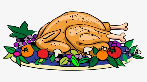 Cooked Turkey Clipart - Cooked Thanksgiving Turkey Clipart, HD Png Download  , Transparent Png Image - PNGitem